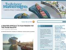 Tablet Screenshot of marineinsightsblog.trelleborg.com